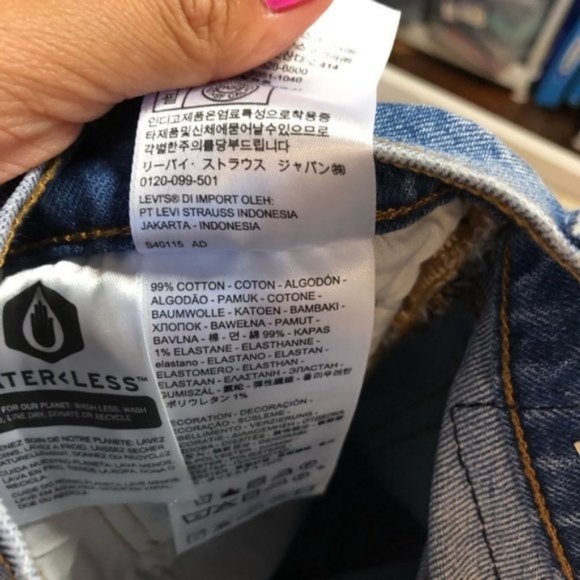 Levi's 501 High Rise Skinny Embroidered Jeans 27 - Picture 13 of 13